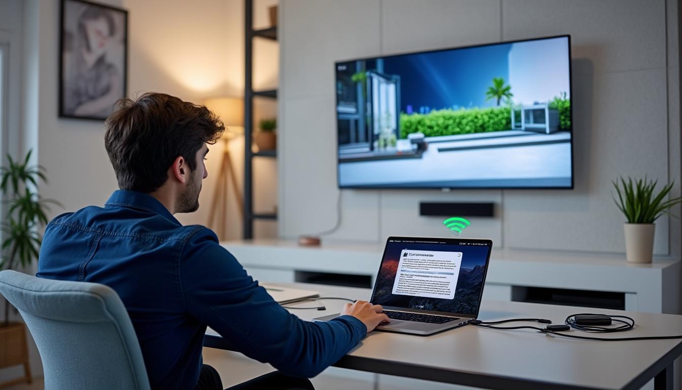 découvrez comment caster facilement votre pc sur votre télévision pour profiter d'une expérience de streaming de qualité supérieure. suivez nos étapes simples et optimisez vos soirées cinéma avec une diffusion fluide et sans interruptions.