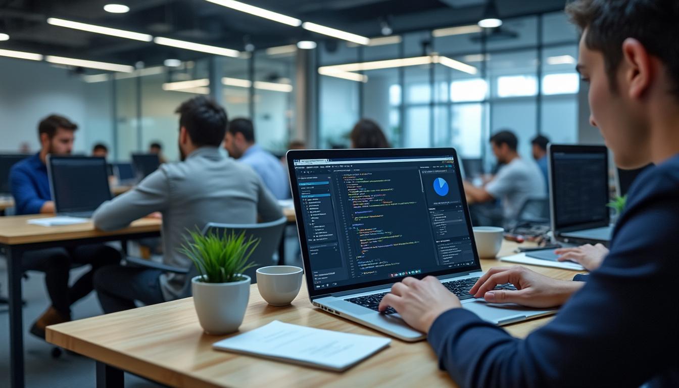 découvrez les avantages de choisir un centre de formation de développeur web en tunisie pour booster votre carrière. apprenez des compétences recherchées, bénéficiez d'un enseignement de qualité et d'un encadrement professionnel dans un environnement dynamique et en pleine croissance.