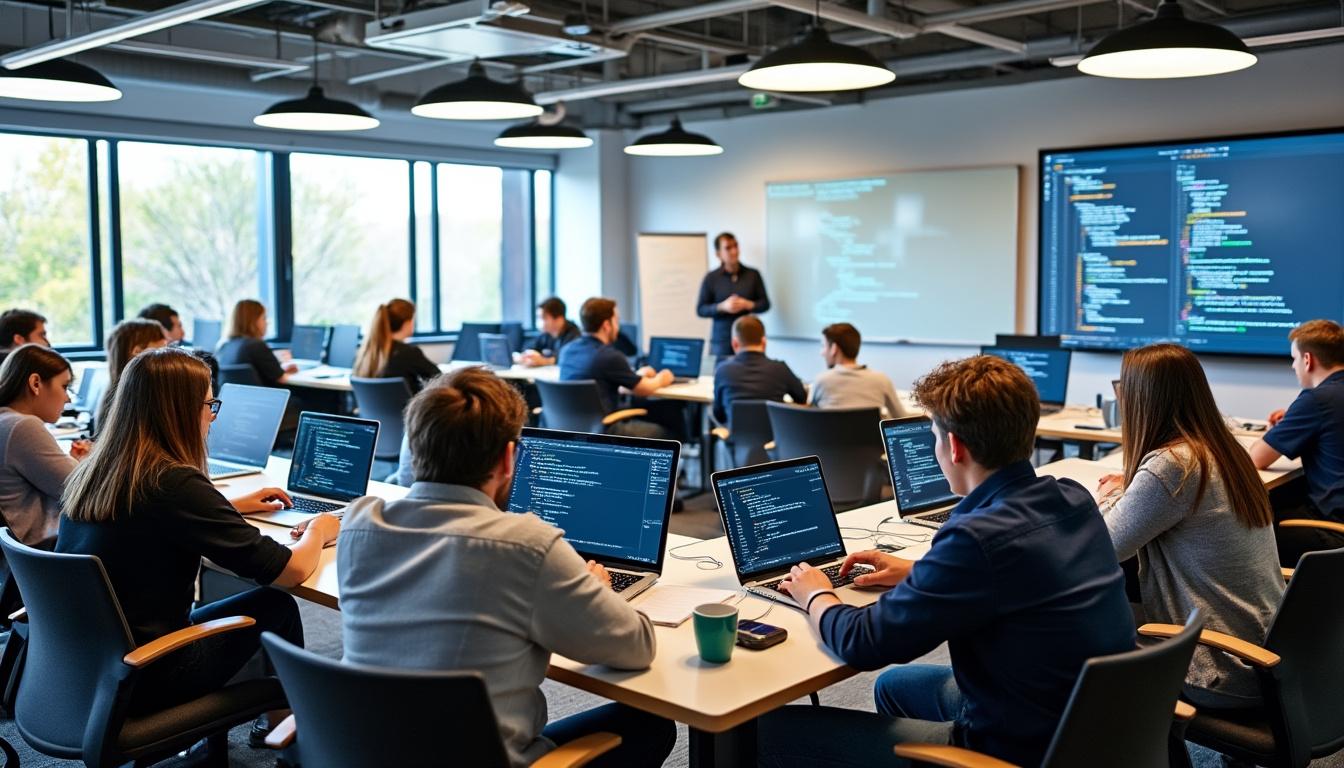 découvrez pourquoi choisir un centre de formation de développeur web en tunisie peut propulser votre carrière. formations de qualité, encadrement professionnel et opportunités d'emploi sur un marché en pleine expansion.