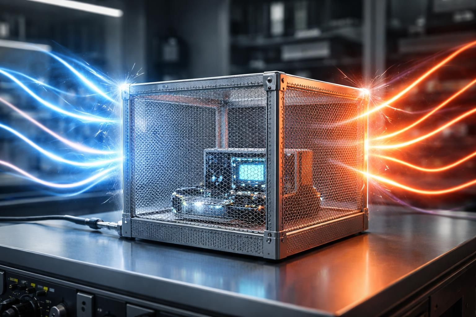 découvrez le fonctionnement détaillé d'une cage de faraday et ses multiples utilités pour protéger contre les champs électriques et les interférences électromagnétiques.