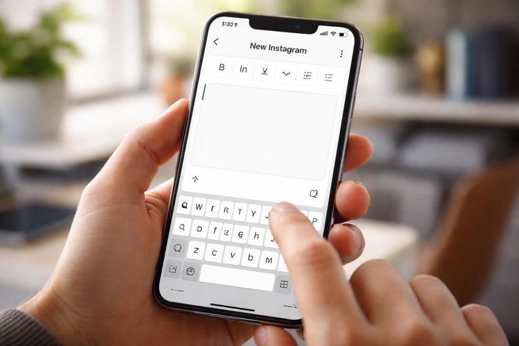 découvrez comment utiliser les fonctionnalités de mise en forme, comme le gras, pour rendre vos publications instagram plus attrayantes et engageantes.